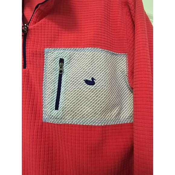 Southern Marsh FieldTec Quarter Zip Pullover Waffle Fleece Hot Pink Size SMALL - Picture 4 of 6